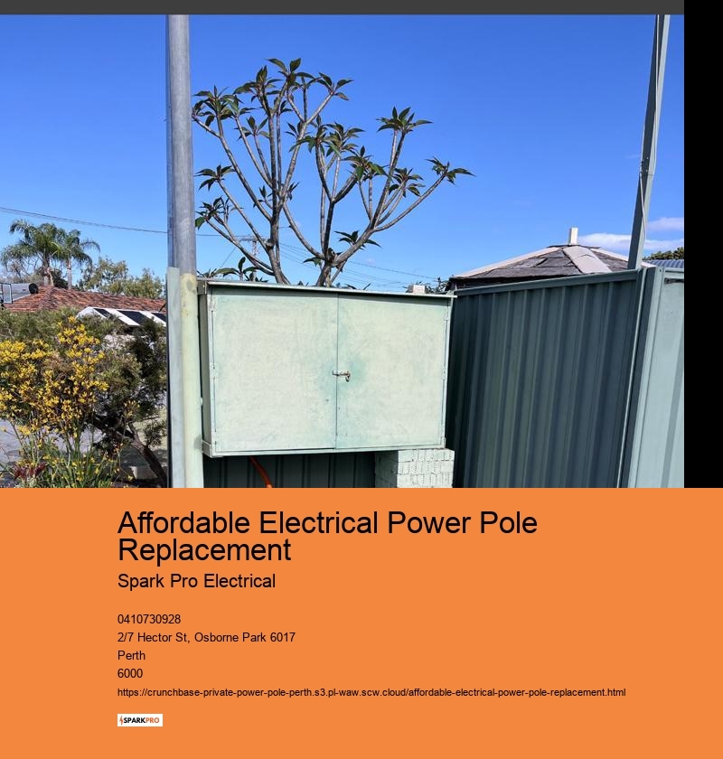 Affordable Electrical Power Pole Replacement