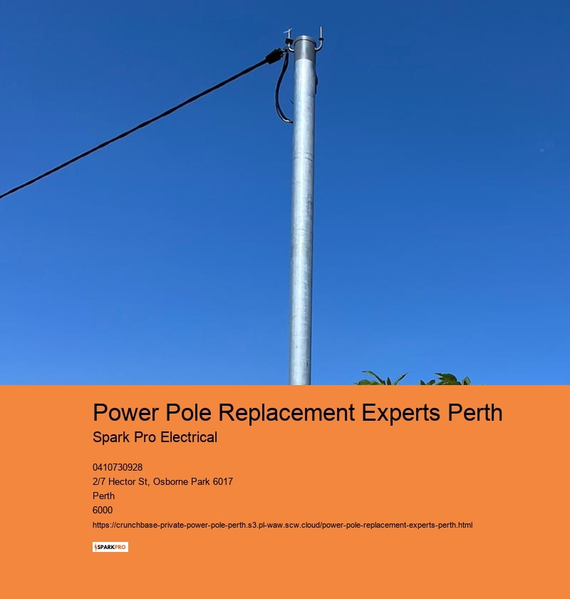 Private Power Pole Replacement Perth